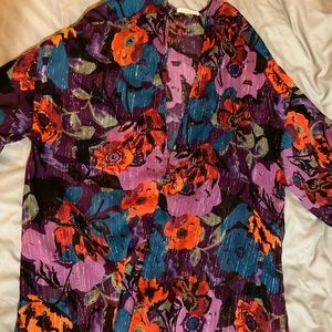 Shimmery Watercolor Kimono